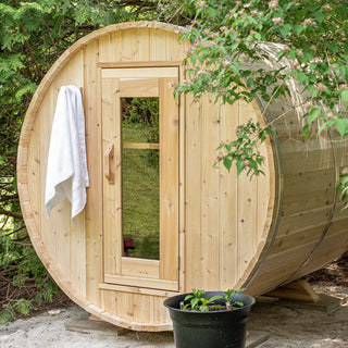 Dundalk Leisurecraft CT Harmony 4 Person Barrel Sauna