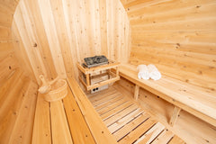 Dundalk Leisurecraft CT Harmony 4 Person Barrel Sauna