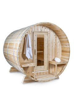 Dundalk Leisurecraft CT Tranquility 6 Person Barrel Sauna